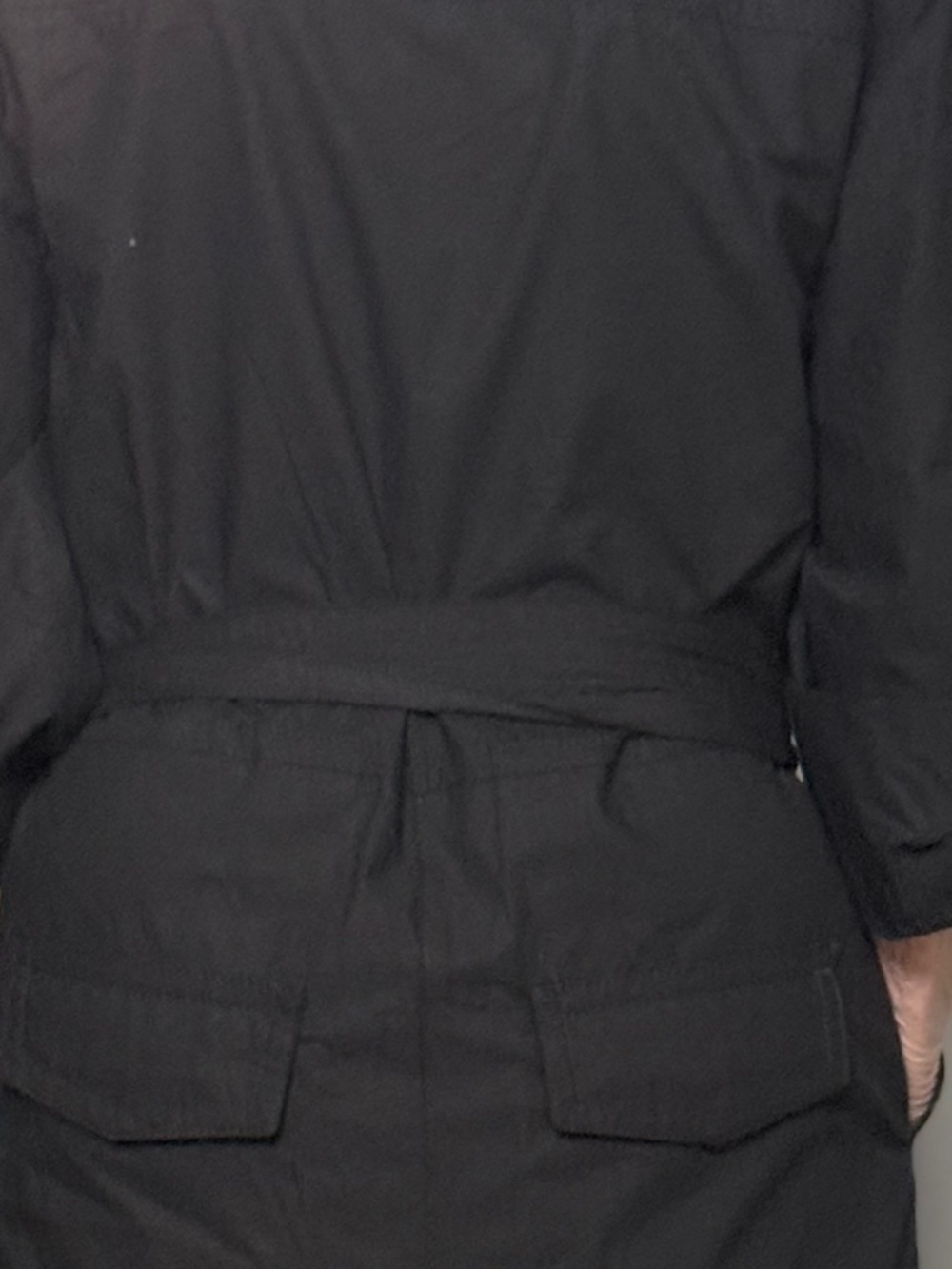 Banana Republic Poplin Jumpsuit in Black NWT - Picture 15 of 16
